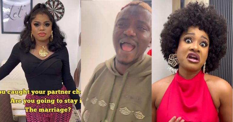 Nigerian celebrities talk about what they will do if they caught their partners che.ating(VIDEO)