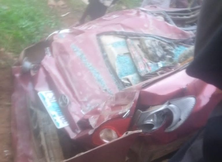 Osun female varsity worker dies as container crushes car