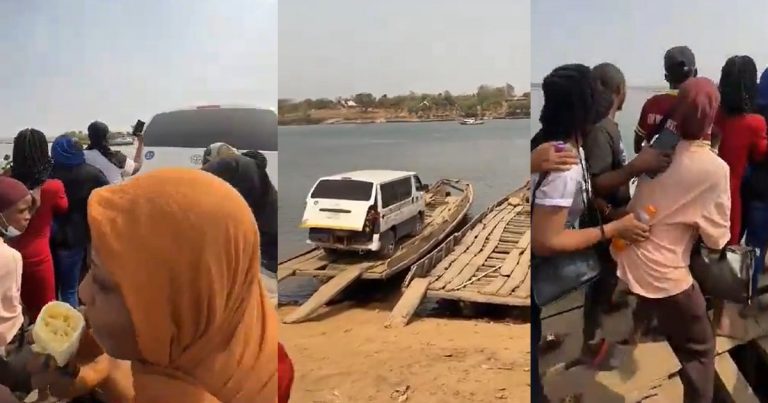 "This doesn't make sense" - Reaction as NYSC corp members posted to Taraba are seen being transported on wooden boats without life jackets (VIDEO)