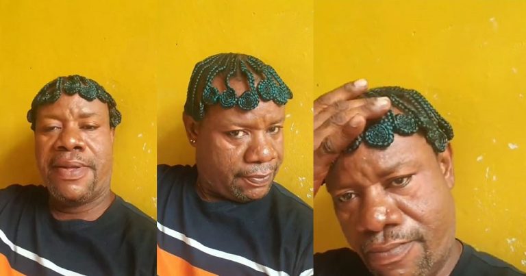 "Throw the whole hair away"- Mixed reactions as man's trending hairstyle causes a stir online