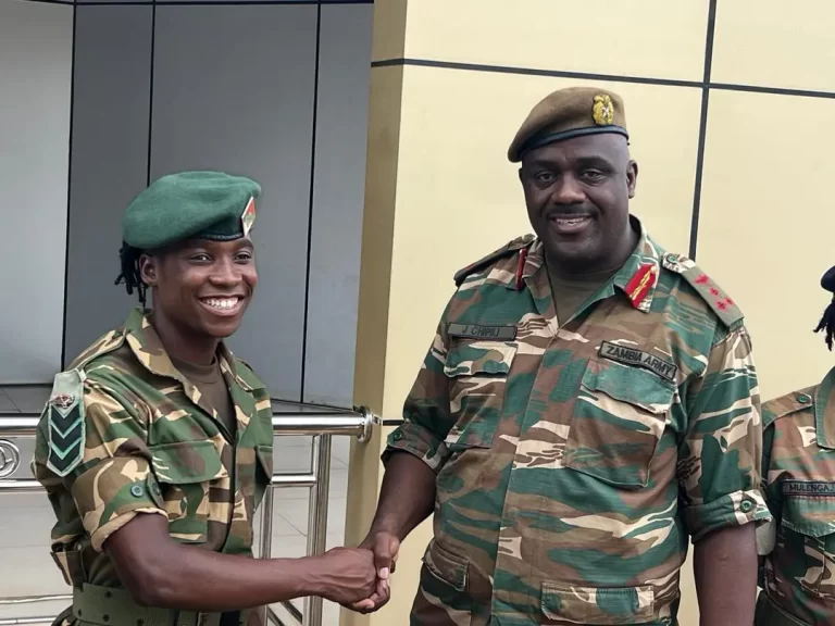 Zambian army promotes players for securing Olympics ticket