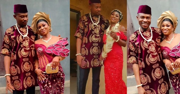 "From neighbours to husband and wife" – Nigerian couple share transformation journey (WATCH)