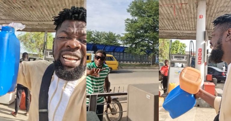 Man calls out popular filling station for allegedly charging customers before selling fuel to them (WATCH)