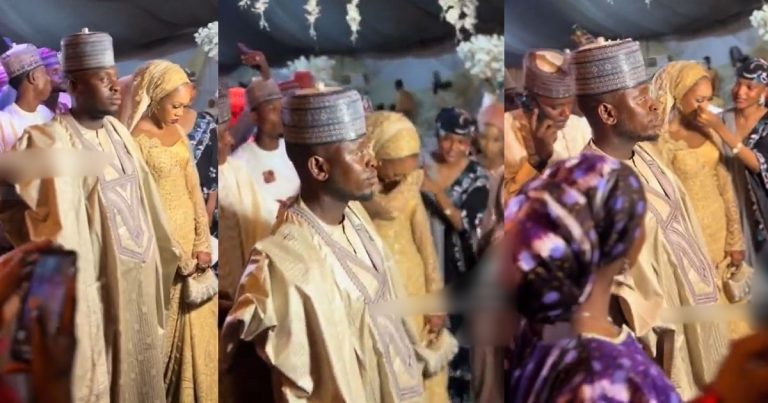 Netizens Express Shock As Groom Shows No Empathy Towards His Crying Bride (VIDEO)