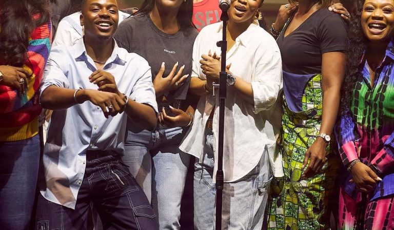 Nigerian celebrities unite, sing 'we are the world' to celebrate children's day