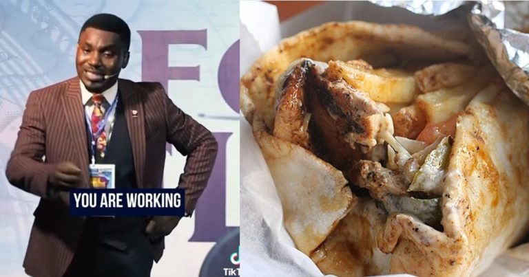 "Take out of your money or salary to buy shawarma and things to satisfy yourself. God wants you to enjoy your life" – Pastor advises church members (VIDEO)