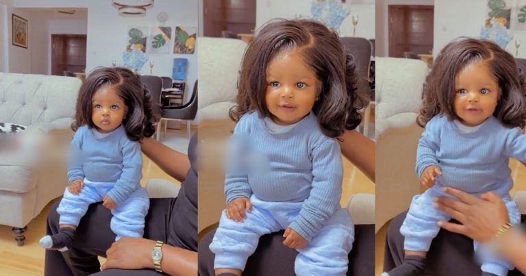 Viral Video Of An Adorable Baby Girl Rocking A Wig Stirs Mixed Reactions Online (VIDEO)