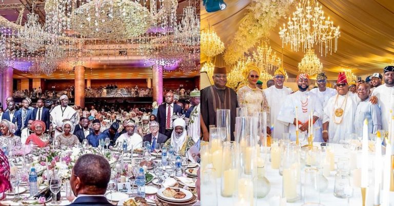 "Dangote daughter own pass your own by far" – Nigerians counter Davido for saying nobody in Nigerian can have a wedding like his own