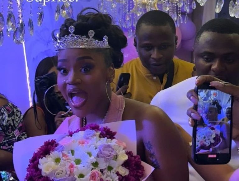 Davido surprises partner, Chioma, with bridal shower