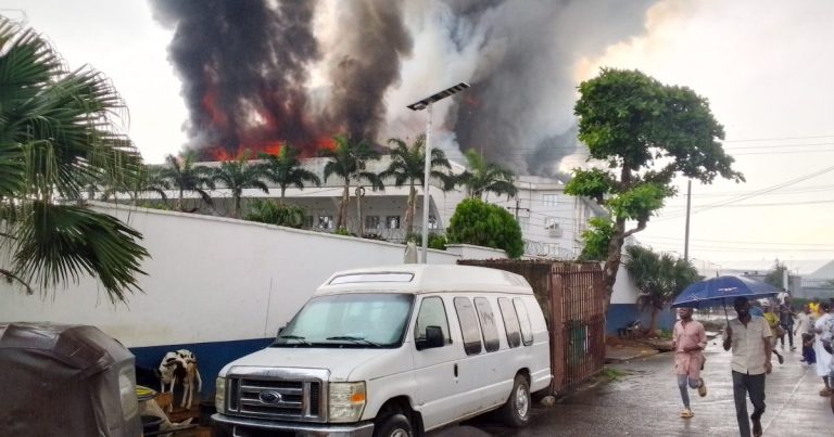 Fire guts Christ Embassy headquarters in Lagos