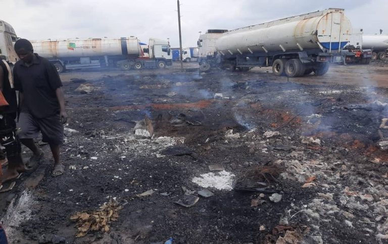 Fire guts Ogun trailer park