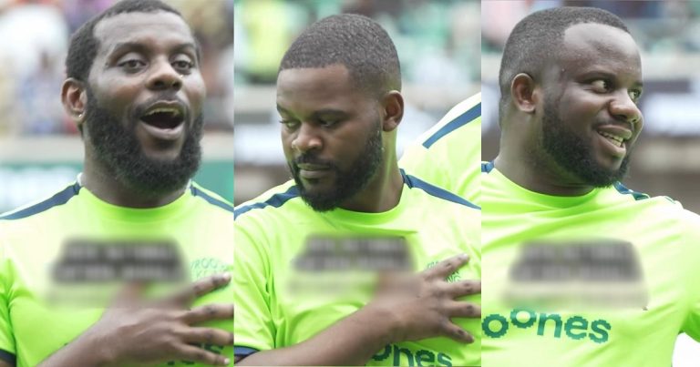 Hilarious moment Sabinus, Odumodublvck, and others sang the National Anthem with so much enthusiasm (VIDEO)