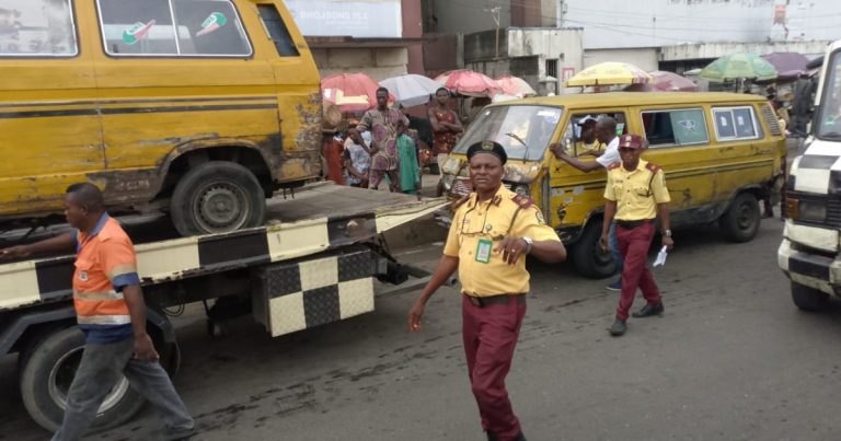 Lagos cracks down on illegal garages, seizes 40 vehicles