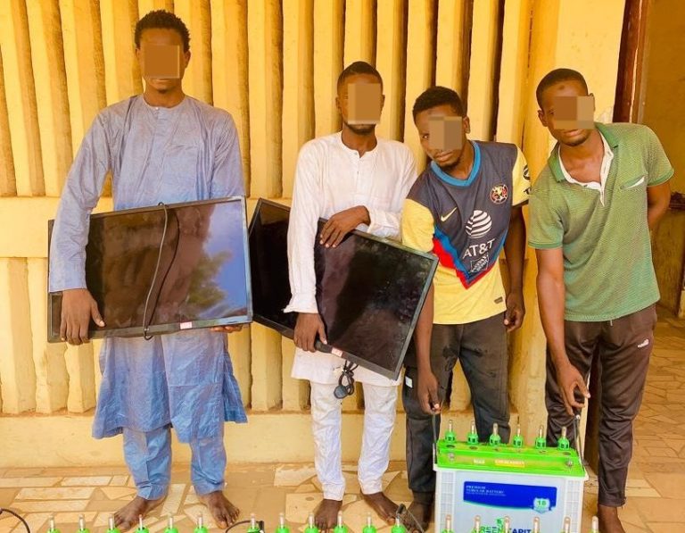 Nasarawa police nab burglars, recover stolen televisions, others