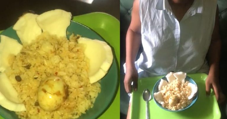 Nigerian Man's Unique "Coconut Rice Concoction" Dish Stirs Laughter Online (VIDEO)