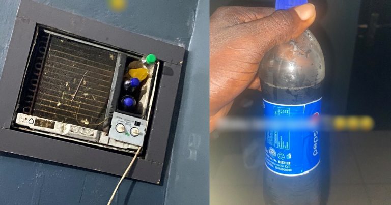 Nigerian man brings "When life gives you lemonade, make lemon" to life by freezing soft drinks with an AC