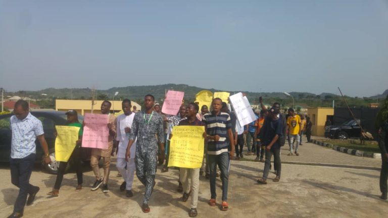 Ekiti students protest, demand justice for slain Corps member 3