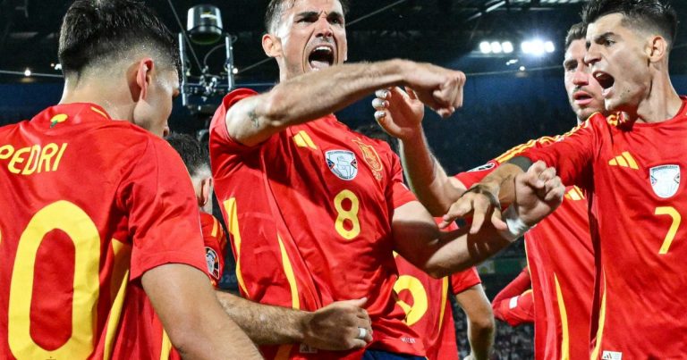 Spain thrash Georgia 4-1 to book quarter-finals spot