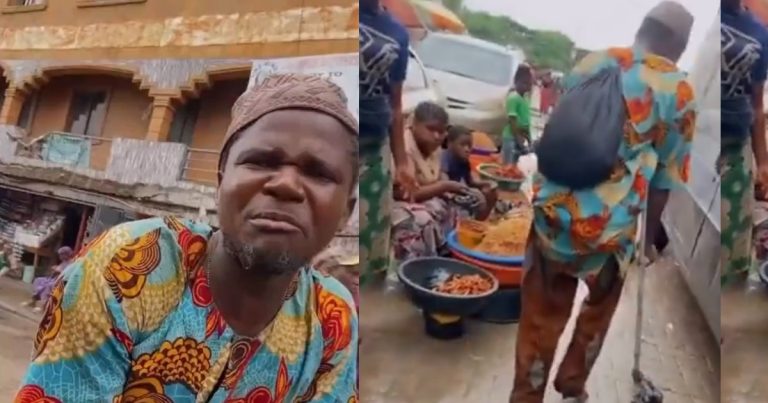 Woman confronts man for allegǝdly offering little girls N500 to touch their bre@sts (VIDEO)