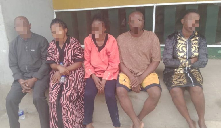 Couple buy baby from Lagos traffickers, arrested during naming ceremony