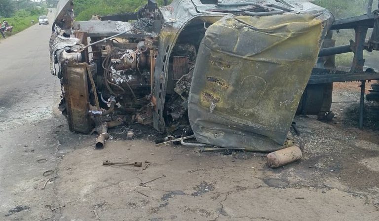 Driver, motor boy killed in Ogun fuel tanker accident