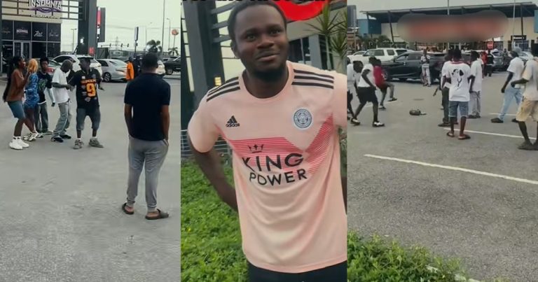 "Everybody wants to make content" – Nigerian man sh0cked as he discovered a crowd of TikTok dancers at a mall in Lagos on his first visit (WATCH)