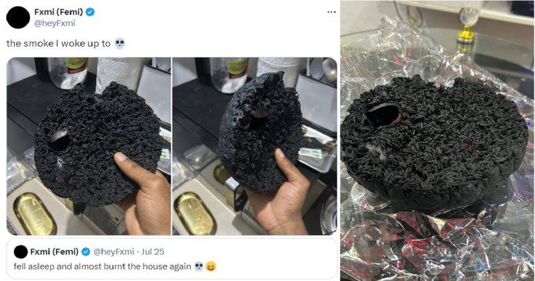 "First it was fragrance, then it turns to fire" – Netizens react as man introduces special noodles-cooking style