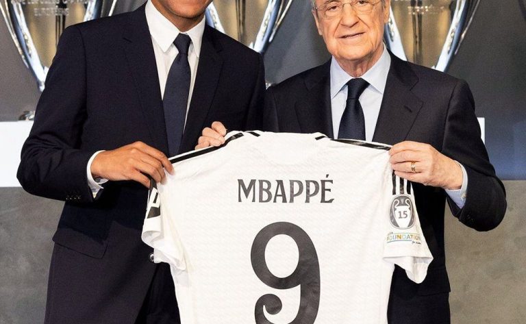 Mbappe unveiled as Real Madrid player