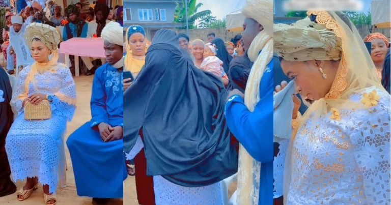 Muslim Lady cr!es tears of joy as she becomes the latest 'Eleha' (VIDEO)