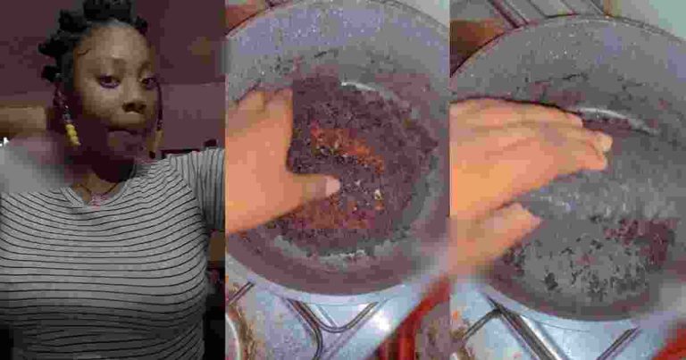 Nigerian Lady Counts Her Blessings As She Escapǝs F!re Acc!dent After Falling Asleep Mid-Cooking (VIDEO)