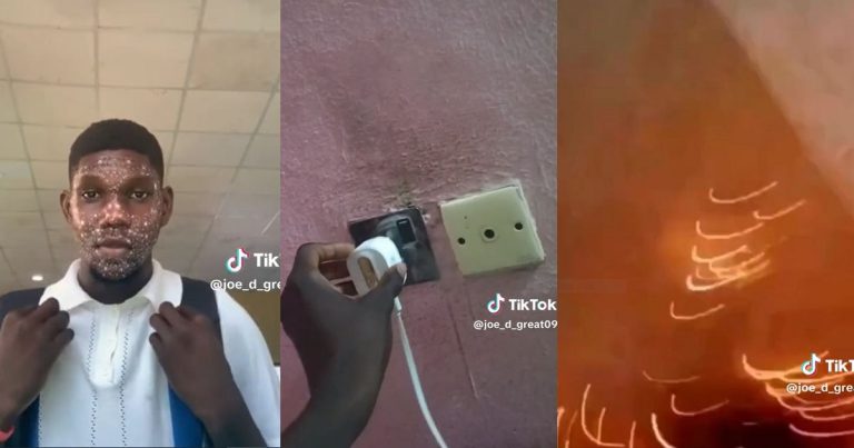 Nigerian Man Stúnned As His Newly Purchased Charger From Onitsha Market Expl0des (VIDEO)