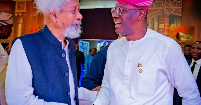 Sanwo-Olu hosts dinner to celebrate Soyinka at 90