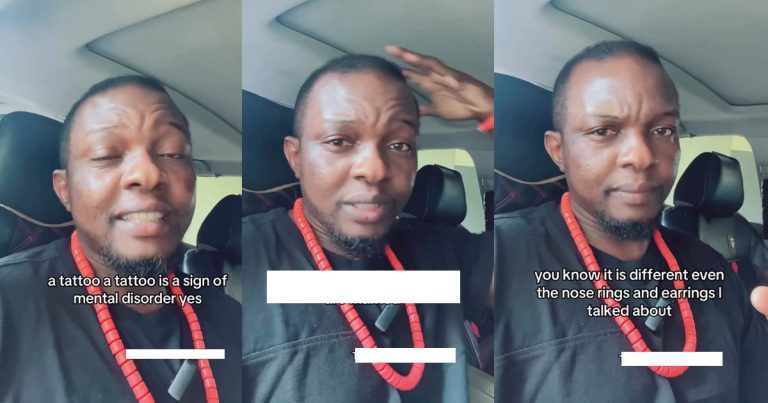 "Tatt00 is a sign of mental d!sorder, drawing eyebrow shows you are from a poor home" – Man Diagnoses (VIDEO)