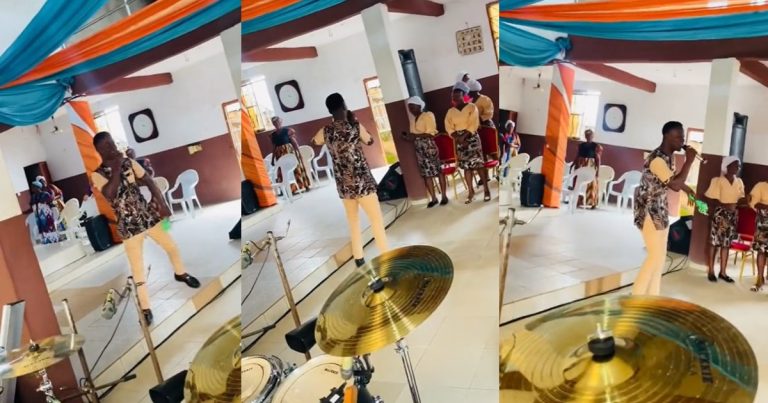 "The pa!n, the t0rmǝnt, the t0rturǝ" – Mixed Reactions As Choristers Praise God In Church With Trending TikTok Sound (VIDEO)