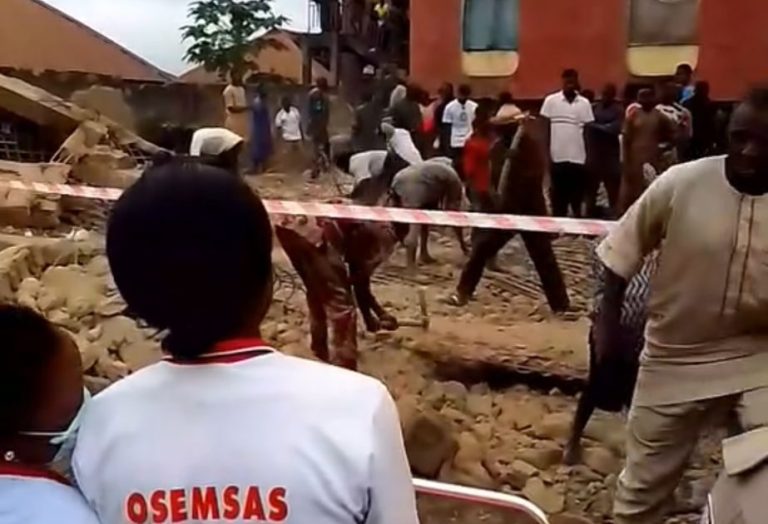 Two rescued in Osun building collapse