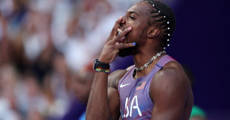 American, Noah Lyles, wins men's Olympic 100m gold