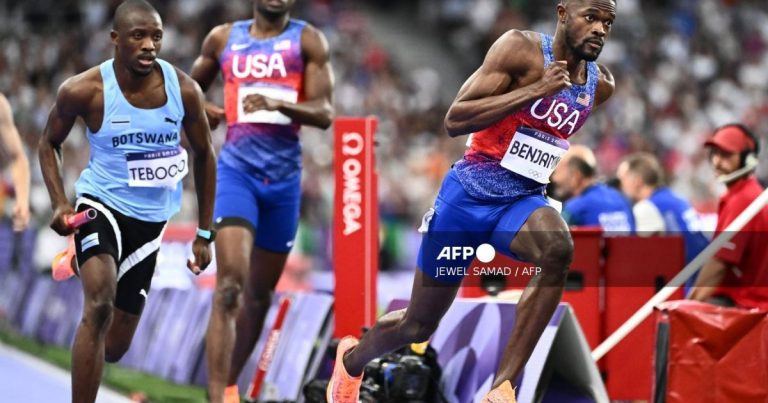 Benjamin anchors US to men's 4x400m relay gold