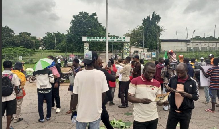 #EndBadGovernanceInNigeria protesters reconvene after tear gas attack in Abuja