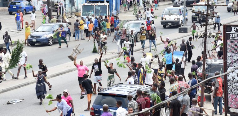 Protest in PortHarcourt