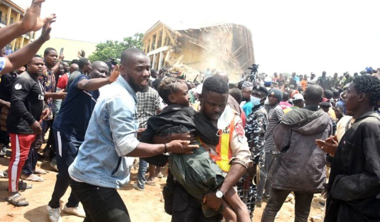 Firemen rescue mother, two children from Kano collapsed building