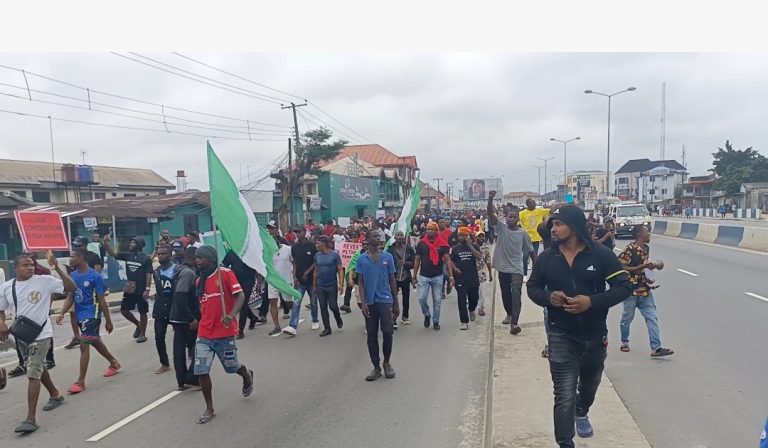 Hunger protest turns violent in Delta, council chair escapes lynching