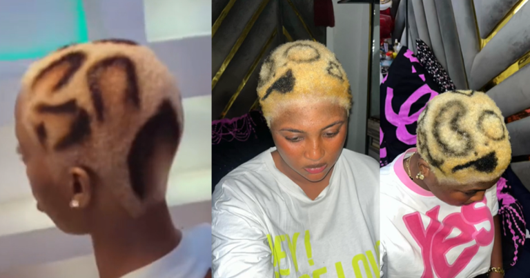 Lady Cr!es Out After Paying ₦20K For A Hairstyle That Fa!led To Match Her Expectations (VIDEO)