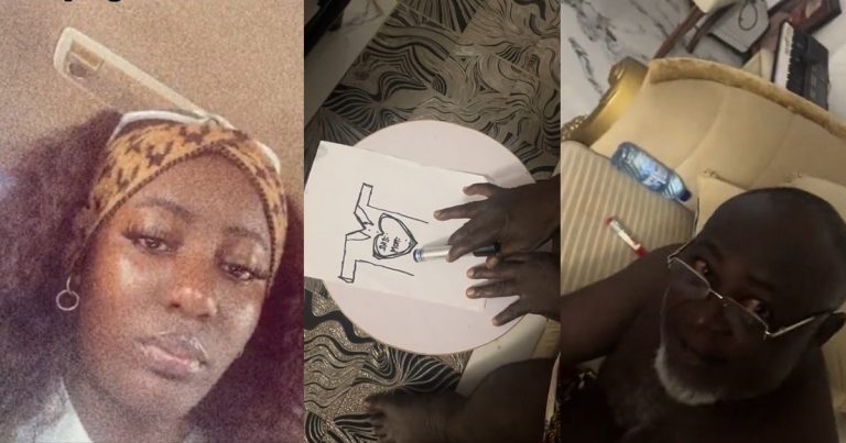 Nigerian father mǝlts heart over the specially made sign-out shirt he created for his daughter (VIDEO)