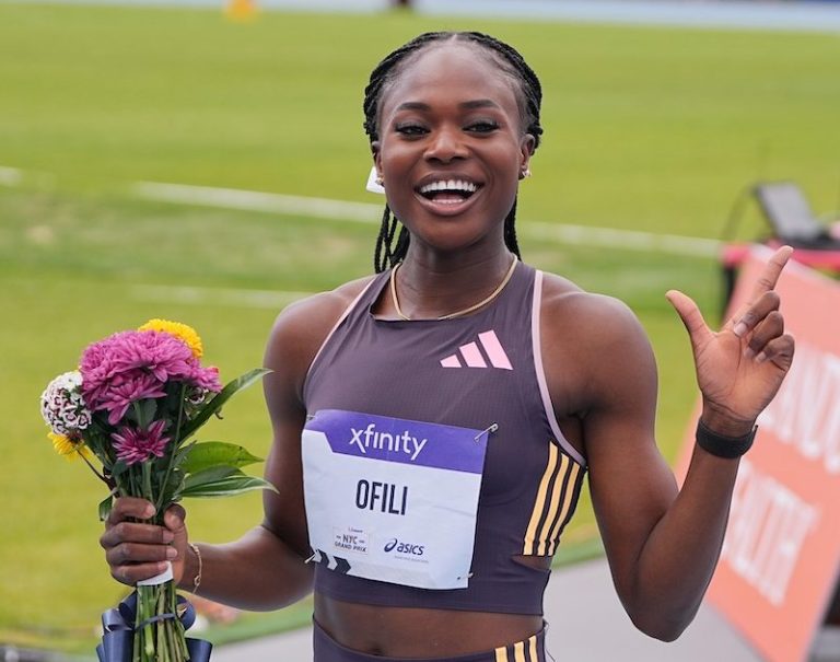 Ofili begins 200m quest in Paris