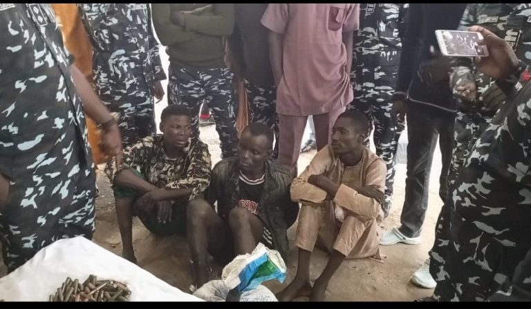 Police arrest three suspected gunrunners in Katsina