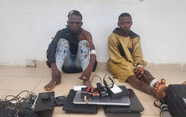 Police arrest two robbers in Bauchi