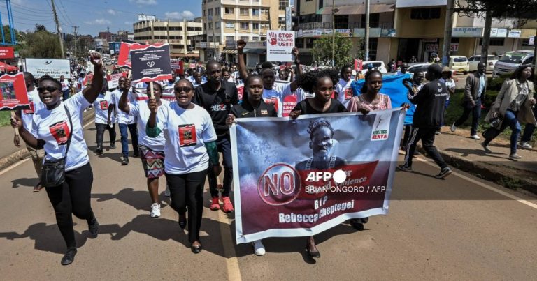 Activists join funeral march for Uganda Olympian Cheptegei, campaign against violence