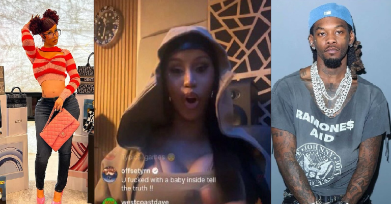 American Rapper Cardi B Responds To Accusat!ons From Estrangǝd Husband, Offset (VIDEO)