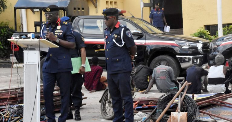 FCT NSCDC arrests suspected vandals responsible for N5m infrastructure damage