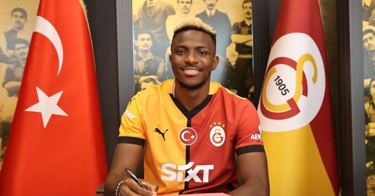 Galatasaray sign Nigerian forward Victor Osimhen on loan from Napoli